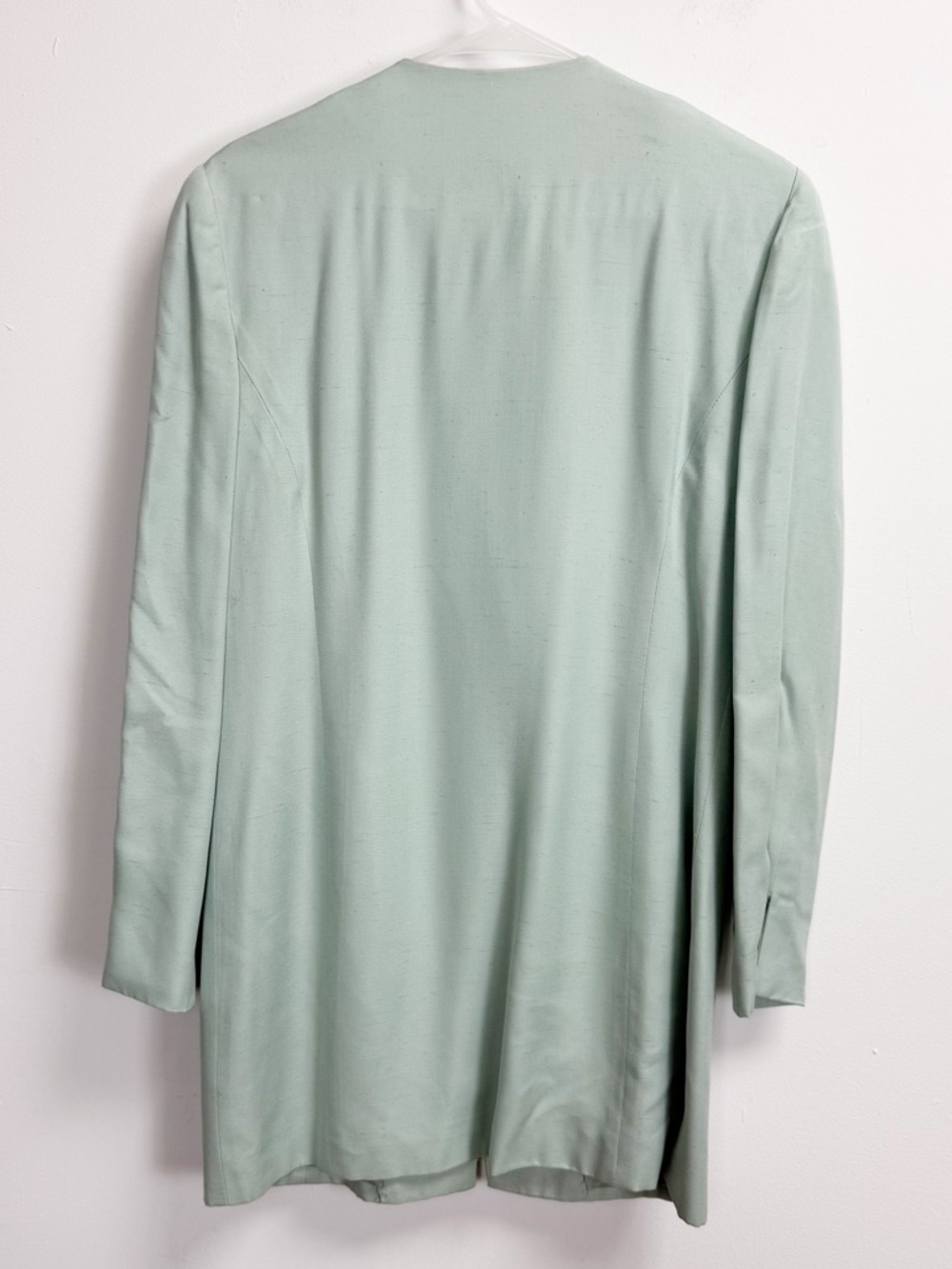 VTG Christian Dior Blazer Jacket Womens 8 Blue Green USA Made - Picture 2 of 9